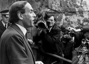 Photographers Prints: Politician Jeremy Thorpe August 1978 The bizarre scene as Jeremy Thorpe opened