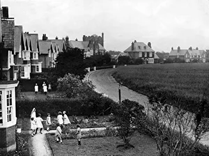 Streets Prints: Ponteland Cottage Homes. Ponteland is a village to the north-west of Newcastle