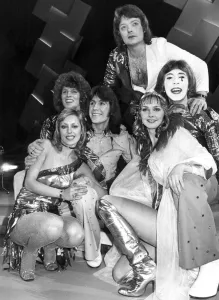 Pop band Co Co pictured at the Royal Albert Hall after their victory to represent Britian