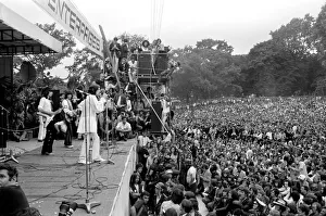 Pop Concert in Hyde Park: The Rolling Stones perform on stage. July 1969 Z06626-049