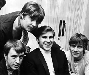 Pop group The Animals in their dressing room at Newcastle City Hall
