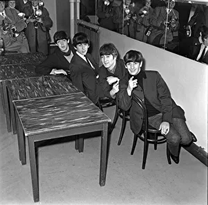 Photographers Prints: Pop group The Beatles at De Montfort Hall, Leicester before their concert