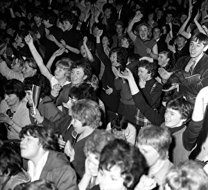 Pop Group The Beatles November 1963 Excited girls screaming for their idols during