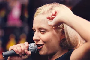 Pop group Deuce perform at Virgin megastore on Northumberland Street