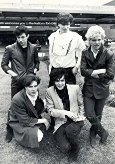 00329 Prints: Pop group Duran Duran pose for photographs at the National Exhibition Centre