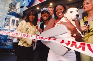Pop group Eternal opens the new HMV store on Northumberland Street