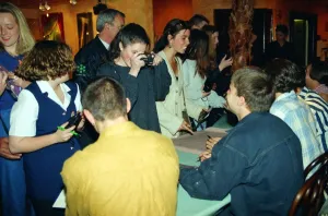 Takethat Prints: Pop group Take That sign autographs and pose for pictures for girl fans at a signing