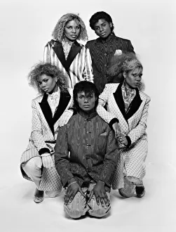 Pop group Five Star. December 1984