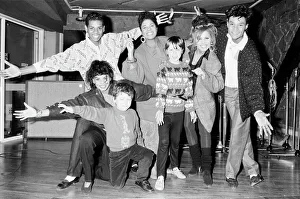 Pop group Five Star meeting some of their young fans. 23rd March 1988