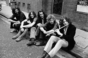 Images Dated 12th August 1970: Pop Group 'Supertramp'pictured in Bruton Place, London