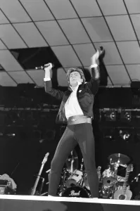 Tyne And Wear Prints: Pop group Wham! in concert at Whitley Bay. December 1984
