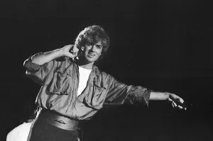 Tyne And Wear Prints: Pop group Wham! in concert at Whitley Bay. December 1984