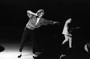 Pop group Wham! in concert at Whitley Bay. December 1984