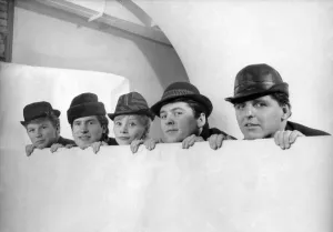 The pop grpoup The Searchers and Ann Ivall (Manager) seen here in the Daily Mirror