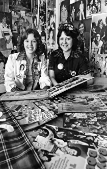 Pop Music Fans Debbie Wright (left) and Kim McCullogh (right