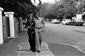 Pop singer Billy Fury pictured in London after a major heart operation