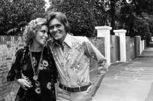 Pop singer Billy Fury pictured in London after a major heart operation