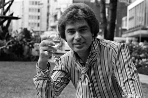 Pop singer Englebert Humperdinck at the Inn on the Park hotel minus his sideburns
