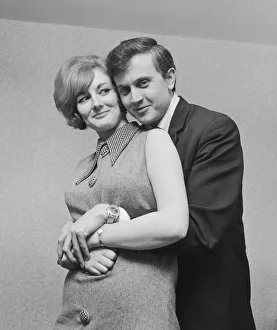Embracing Prints: Pop singer Polly Perkins with her boyfriend Terry Dene 2nd November 1963