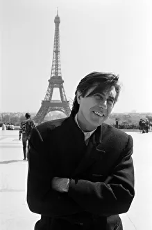 Pop star Bryan Ferry pictured in Paris where he is putting the finishing touches to his