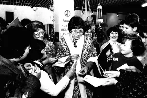 Pop star Cliff Richard was visiting Newcastle on 4th February 1981 to sing the praises of
