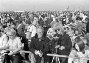 Pope John Paull IIs visit to Coventry Airport for a mid-morning mass