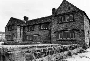 Kirkby Prints: Popes Farm in Ingoe Lane, since the early fifties a corporation depot. Circa 1985