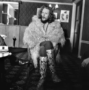 Pops best drummer Ginger Baker former member of the pop group Cream. January 1970