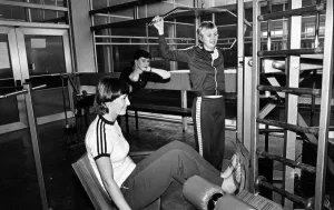 Working Out Prints: A popular facility for all types of people who want to keep fit is the multi gym