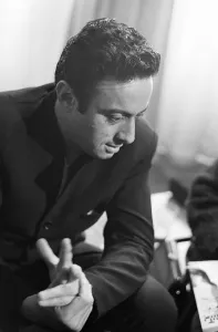 One Mid Adult Man Only Prints: Portrait of American comedian Lenny Bruce during his visit to London