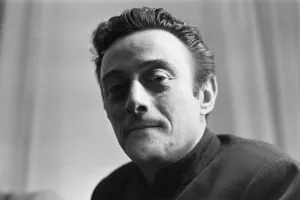 Portrait of American comedian Lenny Bruce during his visit to London