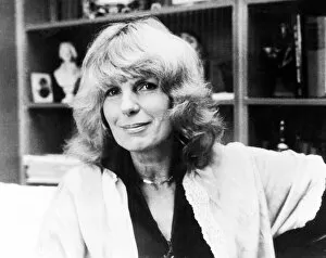 Images Dated 1st December 1981: Portrait of English television writer Carla Lane who wrote many famous sitcoms