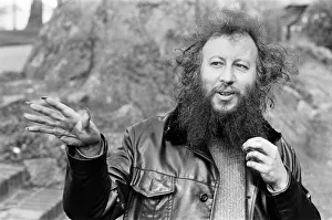 Portrait of ex Fleetwood Mac pop group member Peter Green, 10th April 1987