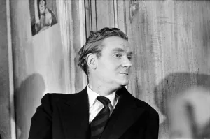 Controversy Prints: Portrait of Peter Daubeny, during preperations for the play The Connection