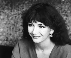 Portrait of singer Kate Bush Singer smiling January 1980
