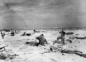Trenches Prints: Positions held by the English troops on the perimiter of Tobruk immediatel before