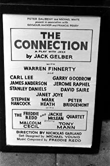 00491 Collection: Poster for the play The Connection, by Jack Gelber