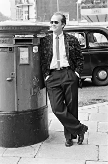 The Postman comes to town. In London for the opening of Lorimars controversial