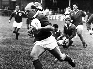 Practising what he preaches: Nuns coach Ian Bletcher during his playing prime with