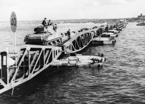 Two pre-fabricated Ports, each as big a a Gibraltar were manufactured in Britain in