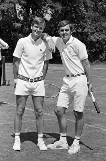 00779 Prints: Pre Wimbledon at the Hurlingham Club. Unisex fashions by Fred Perry