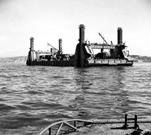 Ocean Prints: Prefabricated Ports. Two Prefabricated Ports each as big as Gibraltar were manufactured