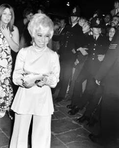 Premiere of the film Midnight Cowboy'English actress Barbara Windsor