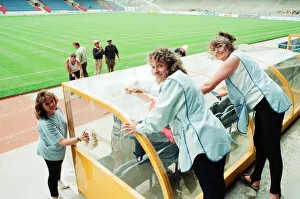 Preparations ahead of Inaugural match at the new Huddersfield Town