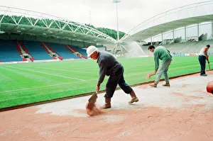 00660 Prints: Preparations ahead of Inaugural match at the new Huddersfield Town