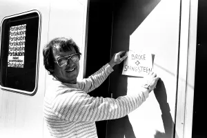 Preparations get underway for the Bruce Springsteen concert at St James Park on 4th June