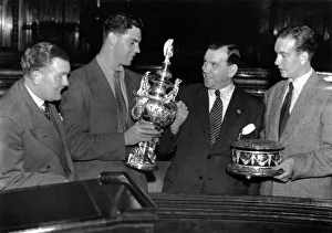 Presentation of the Glasgow Charity Cup to Celtic FC at the City Chambers