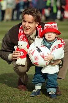 00593 Prints: The press conference for new Middlesbrough signing striker Jan Aage Fjortoft