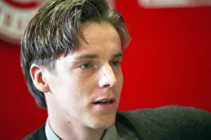 00593 Prints: The press conference for new Middlesbrough signing striker Jan Aage Fjortoft