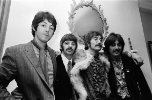 Group Shot Prints: Press launch of Sgt. Peppers Lonely Hearts Club Band